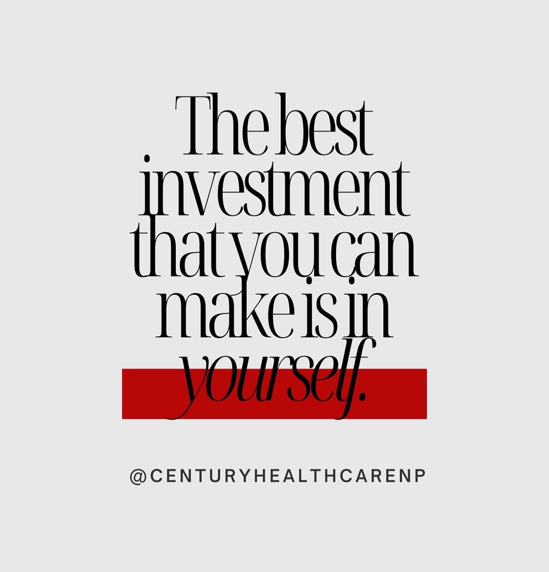 CHCNP invest in self